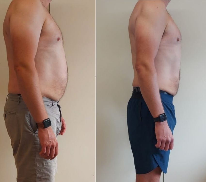 Simon relieved stress with exercise